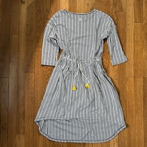 Tea Collection vertical striped dress girls.size 12